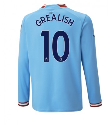 Manchester City Jack Grealish #10 Hjemmedrakt 2022-23 Langermet